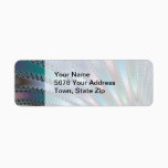 Fingers Fractal Art Label