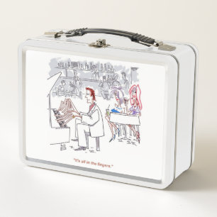 Fingers w caption white lunchbox