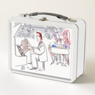 Fingers white lunchbox