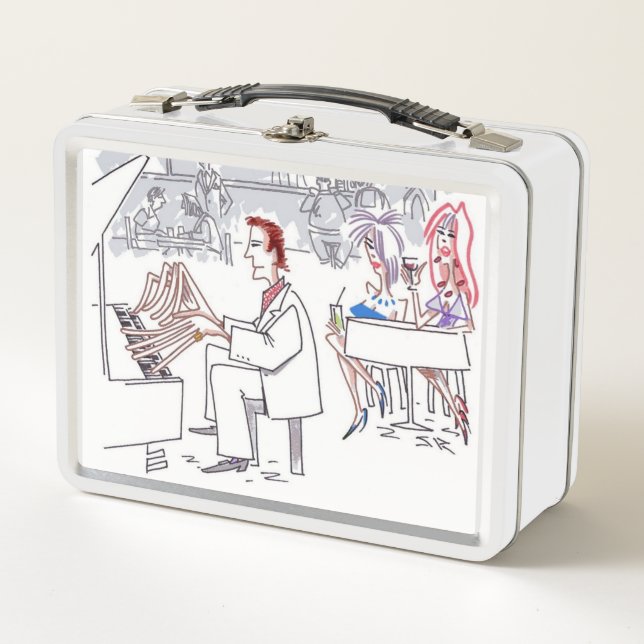 Fingers white lunchbox (Front)