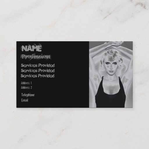 Customizable Fingerwave Business Cards