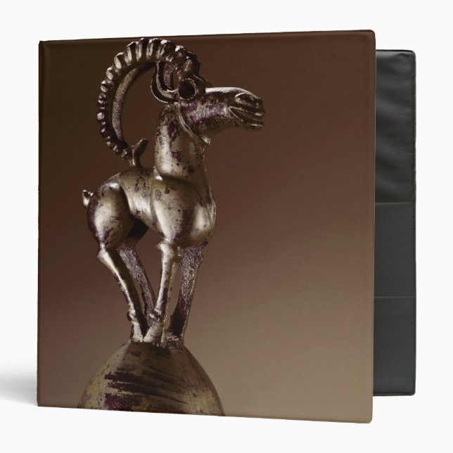 Finial with a mountain goat 3 ring binder (Front/Inside)