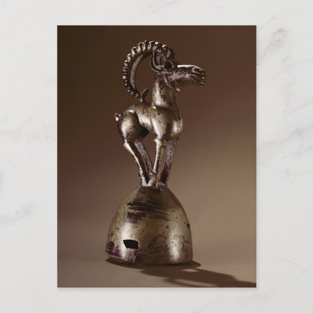 Finial with a mountain goat postcard (Front)