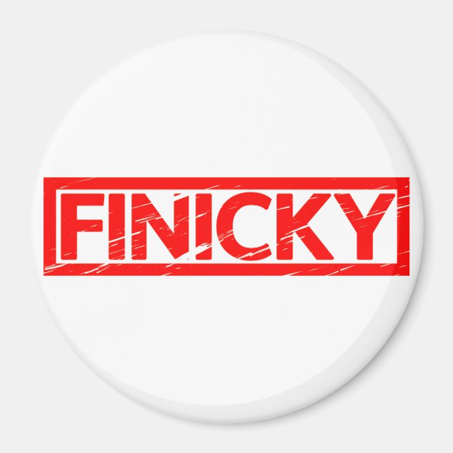 Finicky Stamp Magnet (Front)