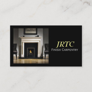 Finish Carpentry, Millwork, Construction Business Card