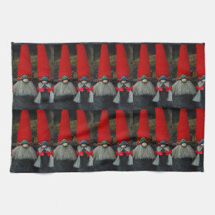 ***FINISH GNOMES*** ON THIS GREAT KITCHEN TOWEL