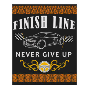 finish line poster