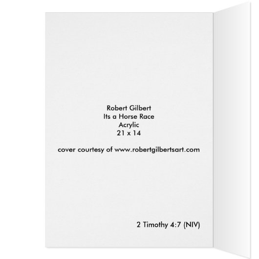 Finish The Race (Inside (Left))