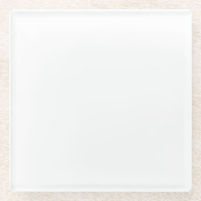 Finished with 3M™ Bumpon™ rubber feet Glass Coaster (Front)