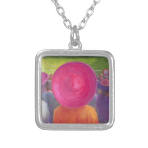 Finishing Post Hats 2014 Silver Plated Necklace