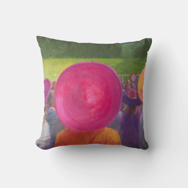 Finishing Post Hats 2014 Throw Pillow (Front)