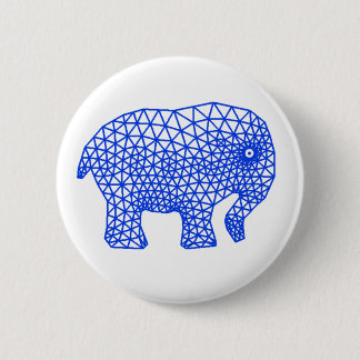 Finite Elephant Pinback Button