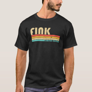 FINK Surname Funny Retro Vintage 80S 90S Birthday T-Shirt