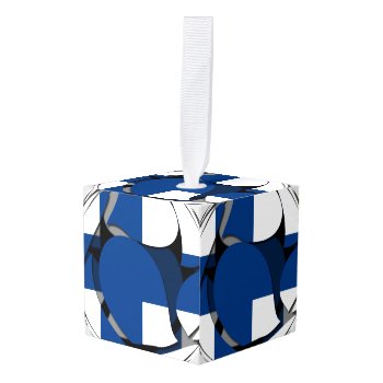 Finland #1 Cube Ornament by MarianaEwa at Zazzle