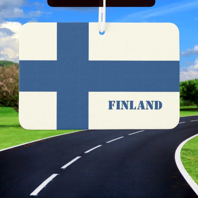 Finland air freshener, car fresh, Finnish Flag Freshener (Creator Uploaded)