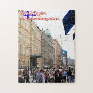 Finland - Alexandersgatan - Jigsaw Puzzle