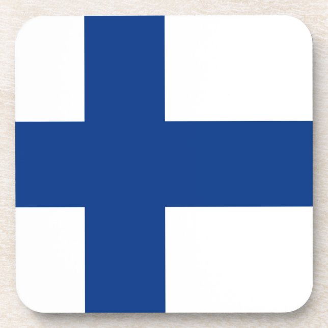 Finland Beverage Coaster (Front)