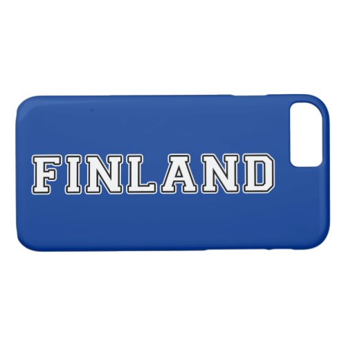 Finland iPhone 87 Case