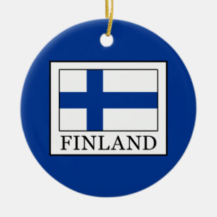 Finland Ceramic Ornament