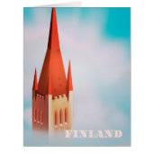 Finland church travel poster (Front)