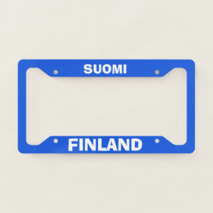 Finland Classic License Plate Frame
