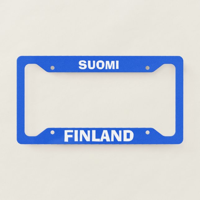 Finland Classic License Plate Frame (Front)