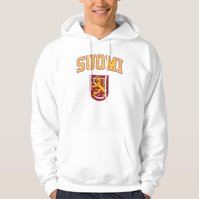 Finland + Coat of Arms Hoodie (Front)