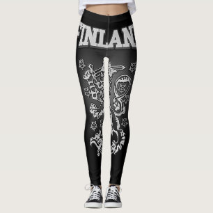 Finland Coat of Arms Leggings