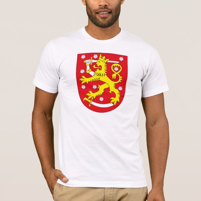 Finland Coat of Arms T-shirt (Front)