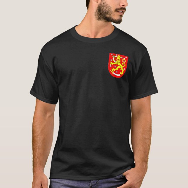 FInland Coat of Arms T-Shirt (Front)