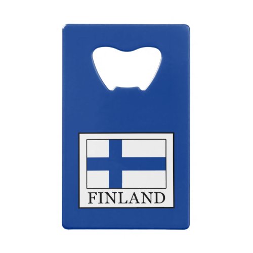 Finland Credit Card Bottle Opener