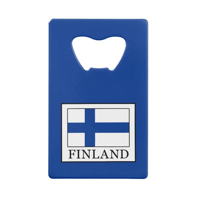 Finland Credit Card Bottle Opener (Front)