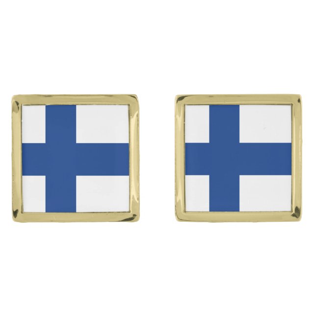 Finland Cufflinks (Front)