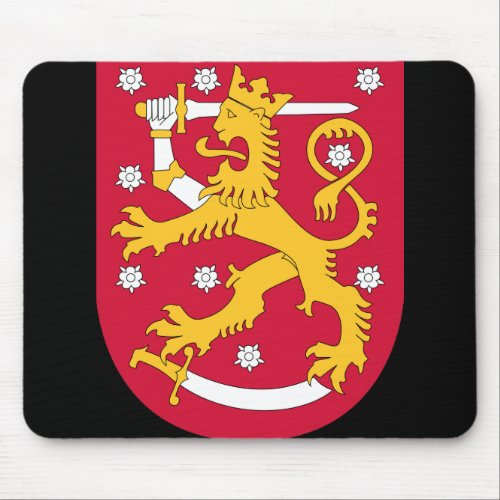 finland emblem mouse pad