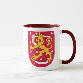 Finland Emblem Mug by flagart at Zazzle