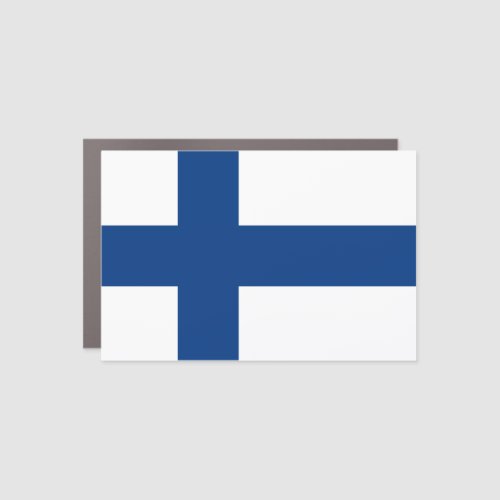 Finland Finnish Flag Car Magnet