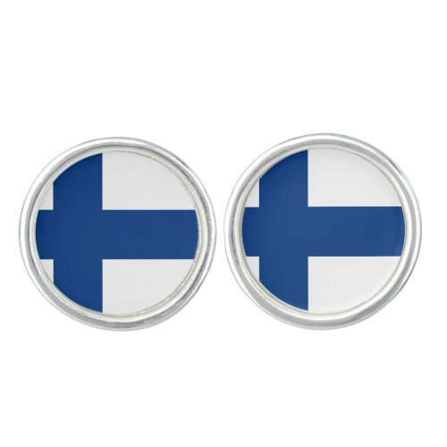 Finland Finnish Flag Cufflinks