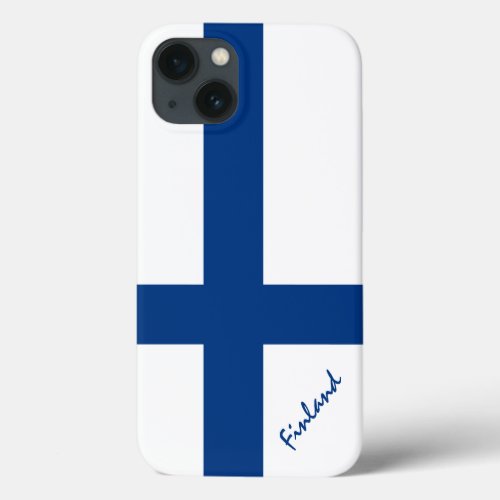 Finland  Finnish Flag fashion travel  sports iPhone 13 Case