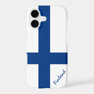 Finland & Finnish Flag fashion, travel / sports iPhone 17 Case