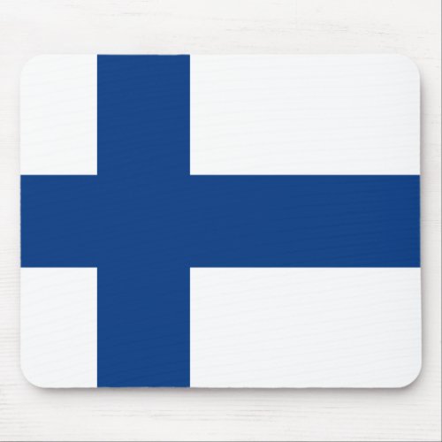 Finland Finnish Flag Mouse Pad