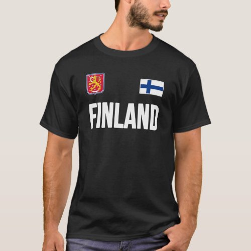 Finland  Finnish Flag Suomi Sisu Souvenir Love Gif T_Shirt