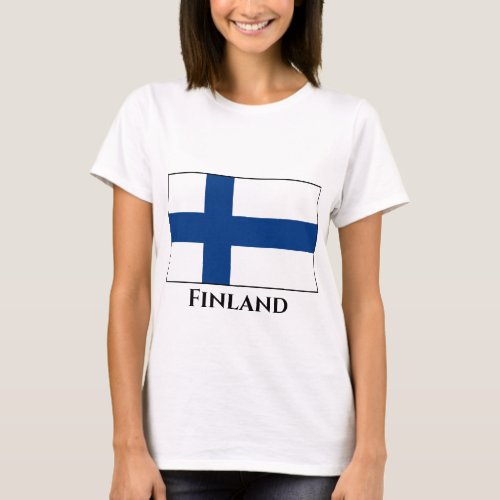 Finland Finnish Flag T_Shirt