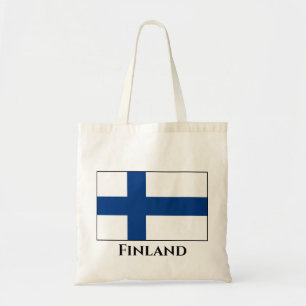 Finland (Finnish) Flag Tote Bag