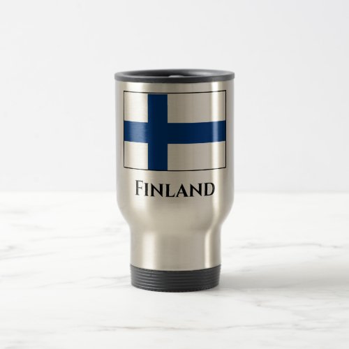 Finland Finnish Flag Travel Mug
