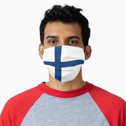 Finland Flag Adult Cloth Face Mask