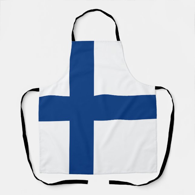 Finland flag apron (Front)