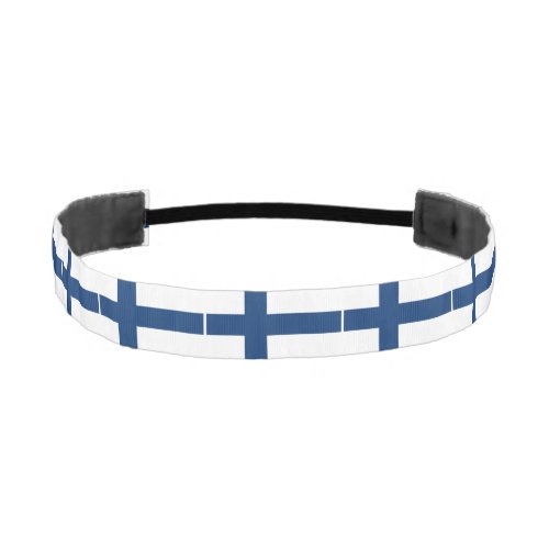 Finland Flag Athletic Headband