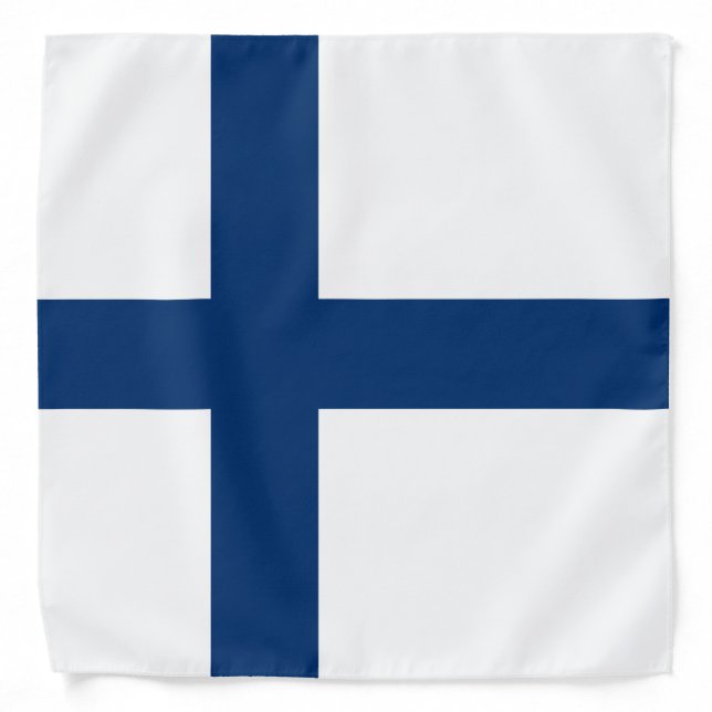 Finland Flag Bandana (Front)