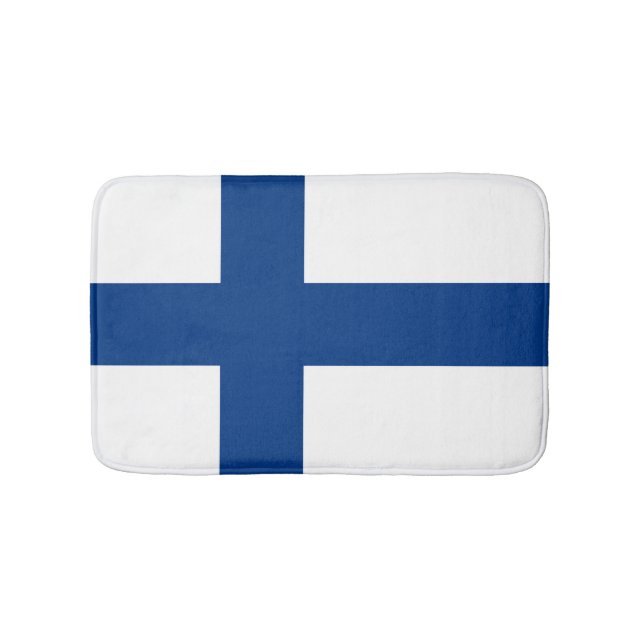 Finland flag bath mat (Front)