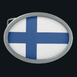 Finland flag belt buckle<br><div class="desc">An ideal gift for all those who are patriotic of their country!</div>